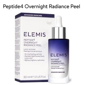 NWT ELEMIS PEPTIDE4 PEPTIDE OVERNIGHT RADIANCE PEEL facial resurface lactic acid